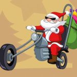 Santa Driver Coloring Book